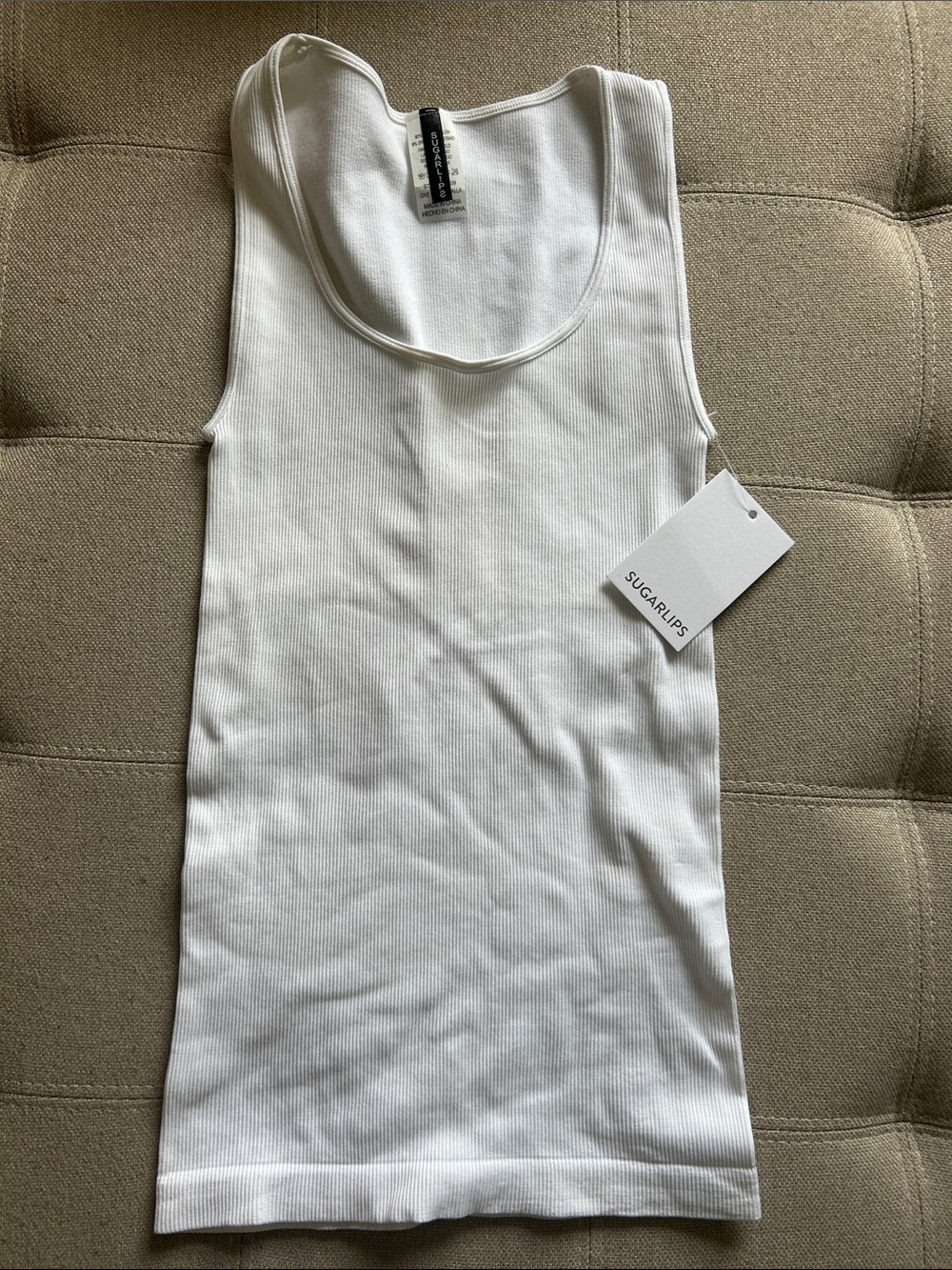 Stretchy compression tank top